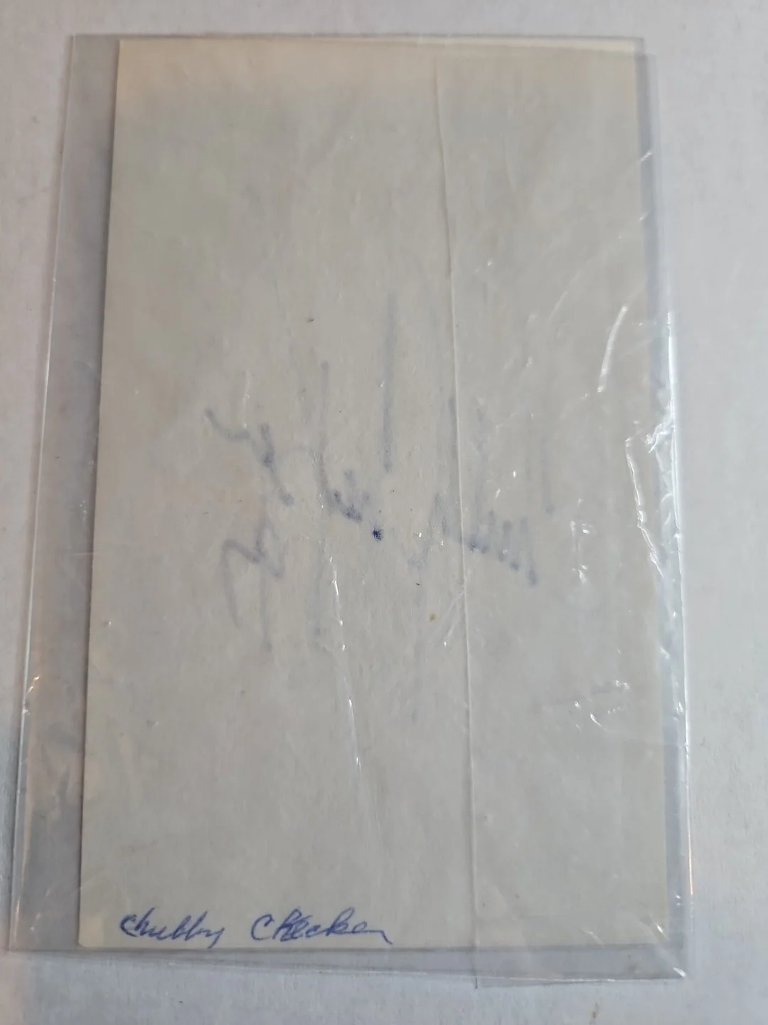 Chubby Checker Signed Index Card 1997 Signature Autographed AUTO The Twist, image 2