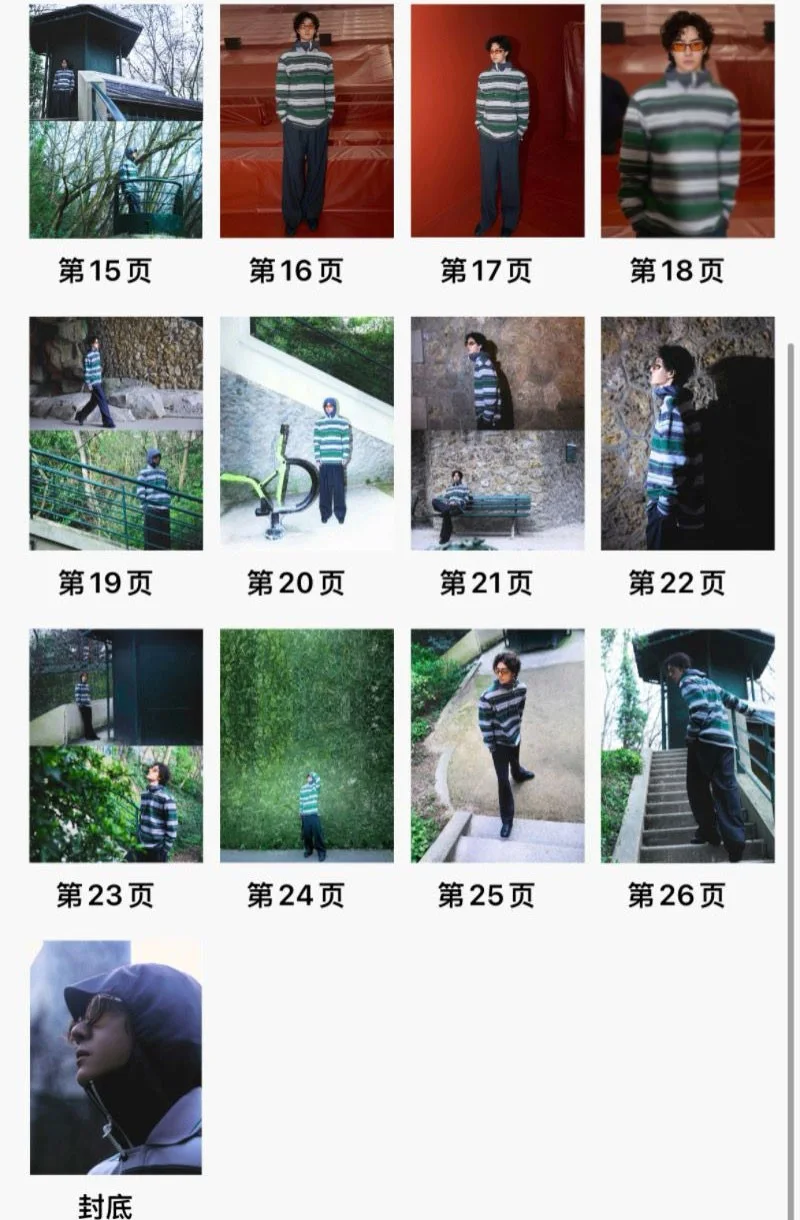 Wang Yibo 2026 巴黎时装周 Pictures Book Album Photo Book, image 3