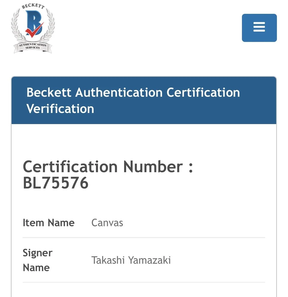 Takashi Yamazaki — TAKASHI YAMAZAKI SIGNED GODZILLA MINUS ONE 8X10 CANVAS SKETCH BECKETT BL75576, image 3