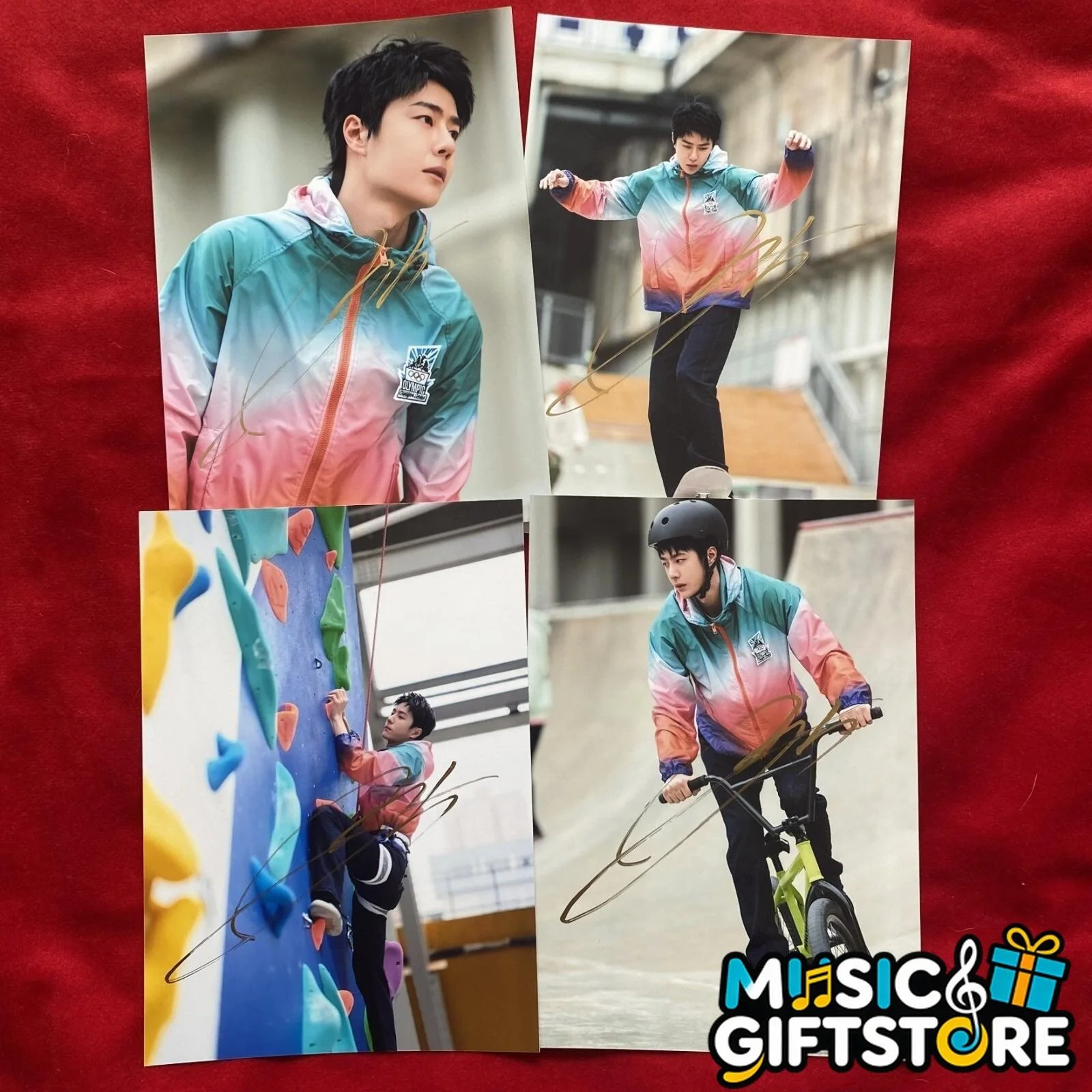 WANG YIBO YI BO PHOTO CARD PICTURE SIGNED AUTOGRAPHED COLLECTION 4*6 2025A #MUGS, изображение 2