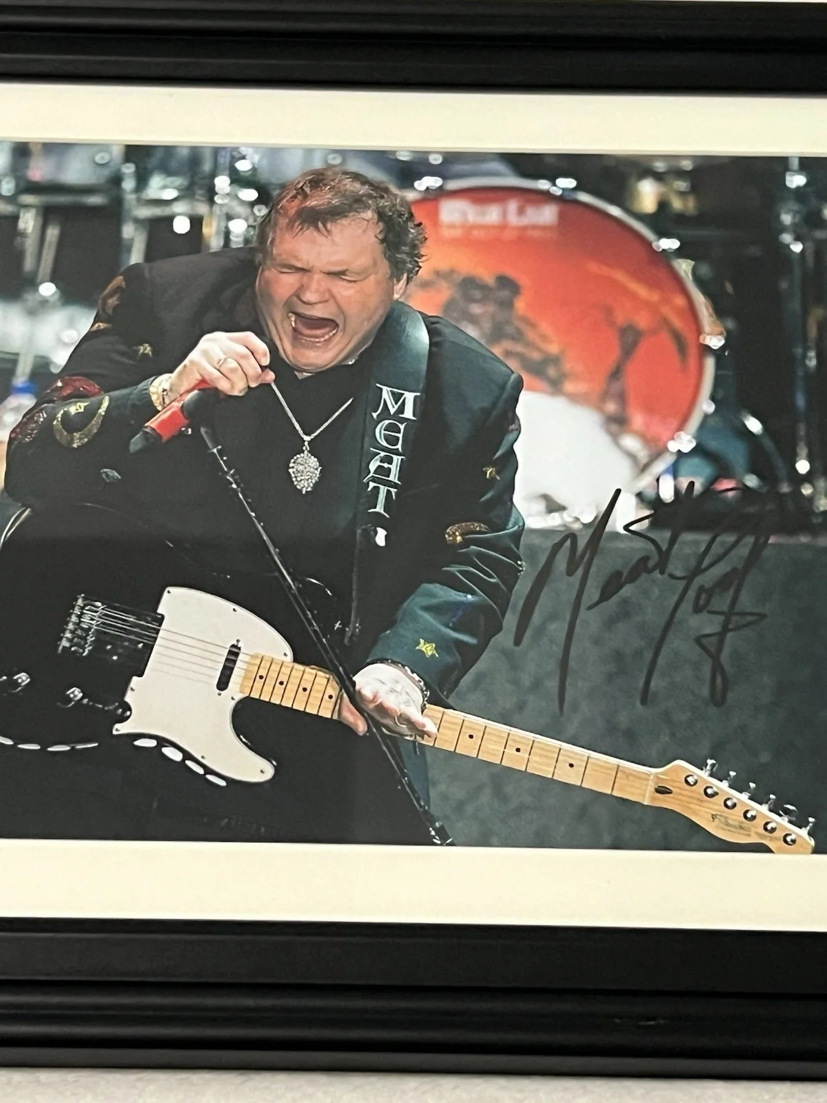 MEATLOAF Signed 8 X 11.5 Autographed Framed Matted Photo Rock Legend, изображение 5