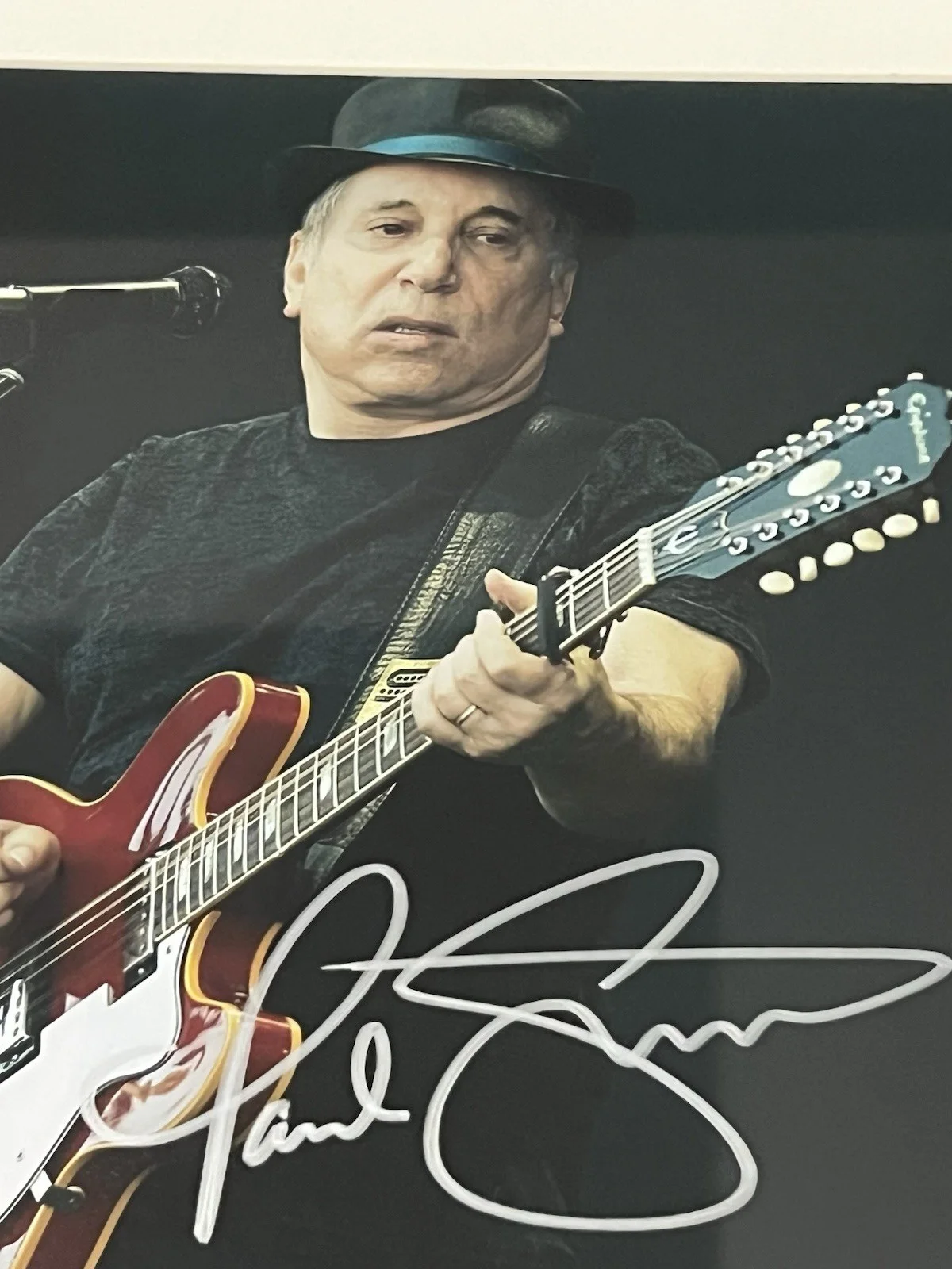 Paul Simon Signed 8 X 11.5 Framed Photo Autographed Music Legend, image 4