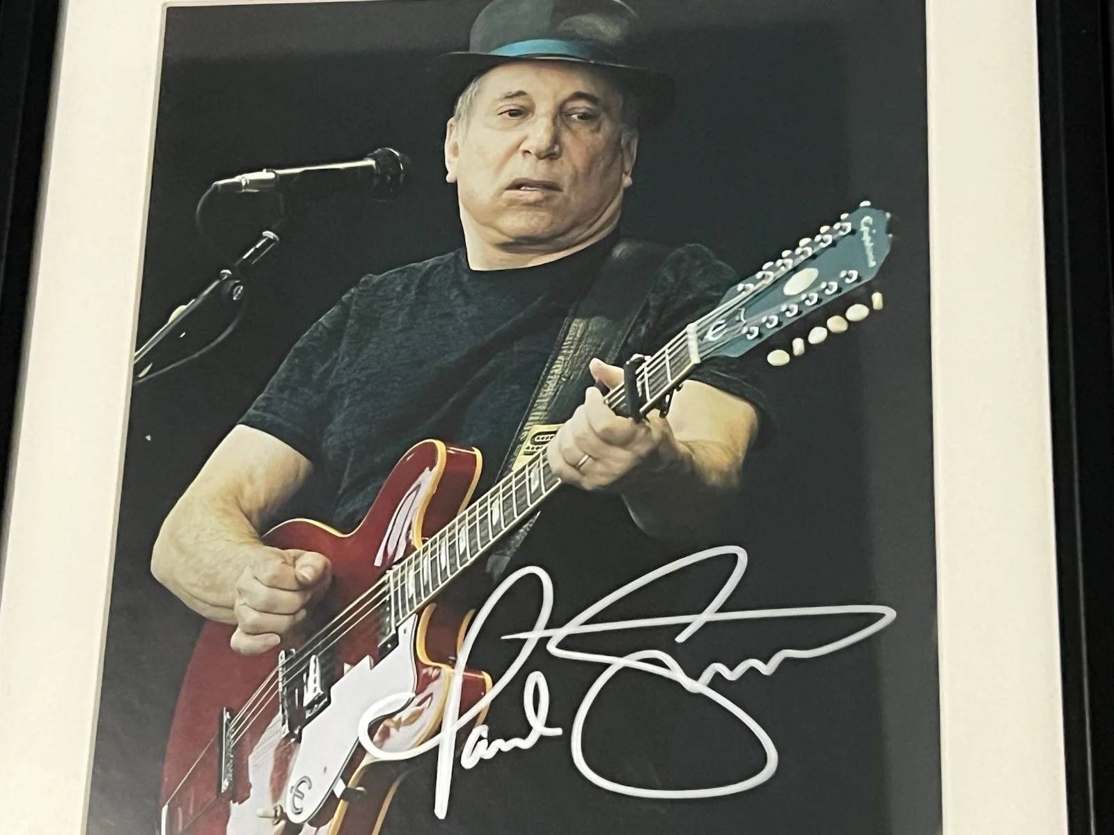 Paul Simon Signed 8 X 11.5 Framed Photo Autographed Music Legend, image 5