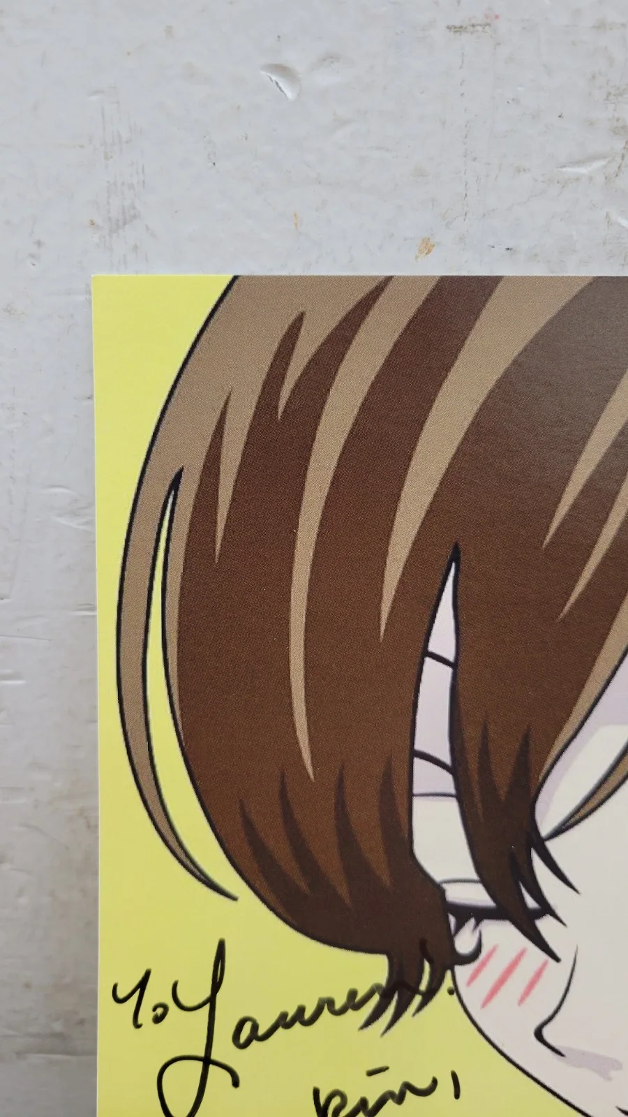 Caitlin Glass — Caitlin Glass Autographed 8"x10" Haruhi Print, Ouran High School Host Club, изображение 2
