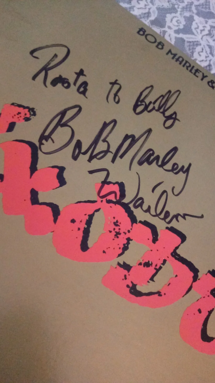 SIGNED Bob Marley AUTOGRAPHED Vinyl EXODUS Album HTF Reggae Music Legend RARE, изображение 2