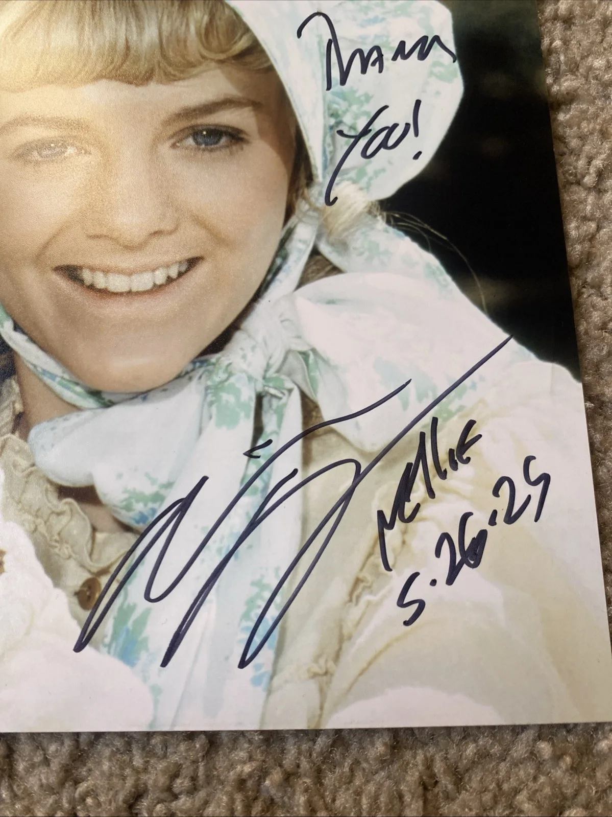 Alison Arngrim Nellie Oleson Little House Prairie Signed 8x10 Photo Beckett COA, изображение 2