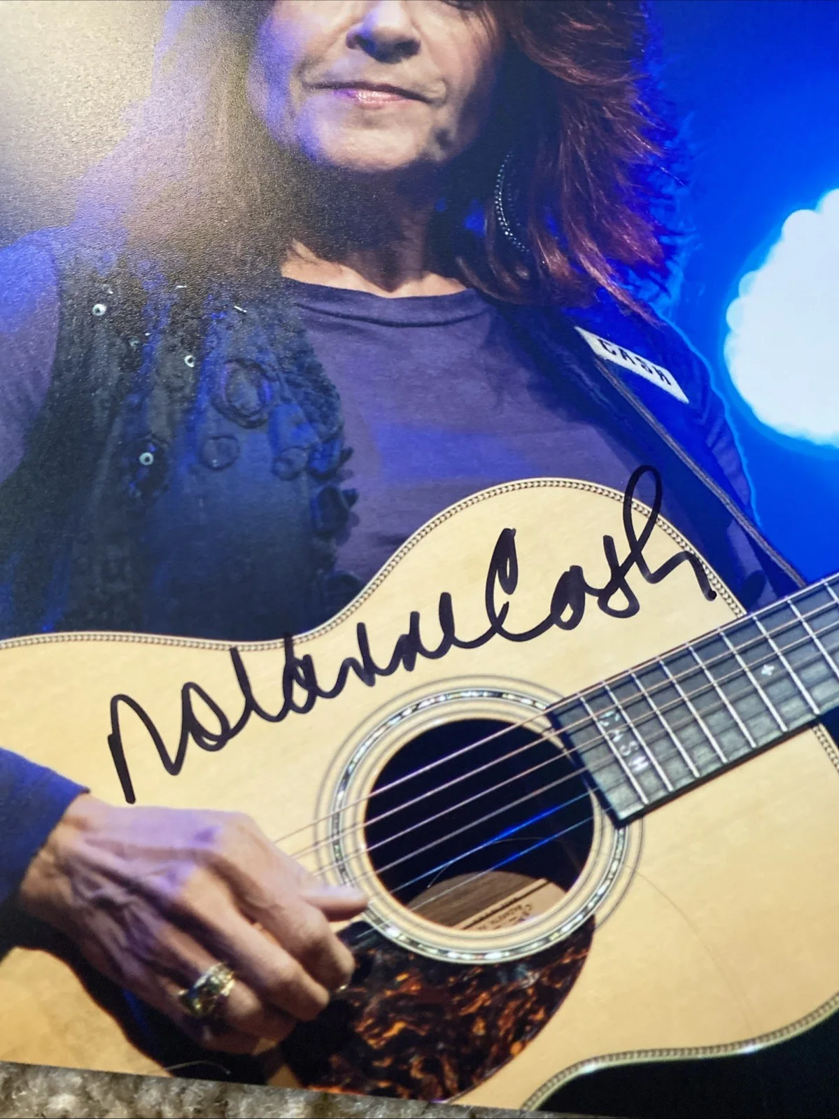 Rosanne Cash Country Music Signed Autographed 8x10 Photo Beckett BAS, изображение 2