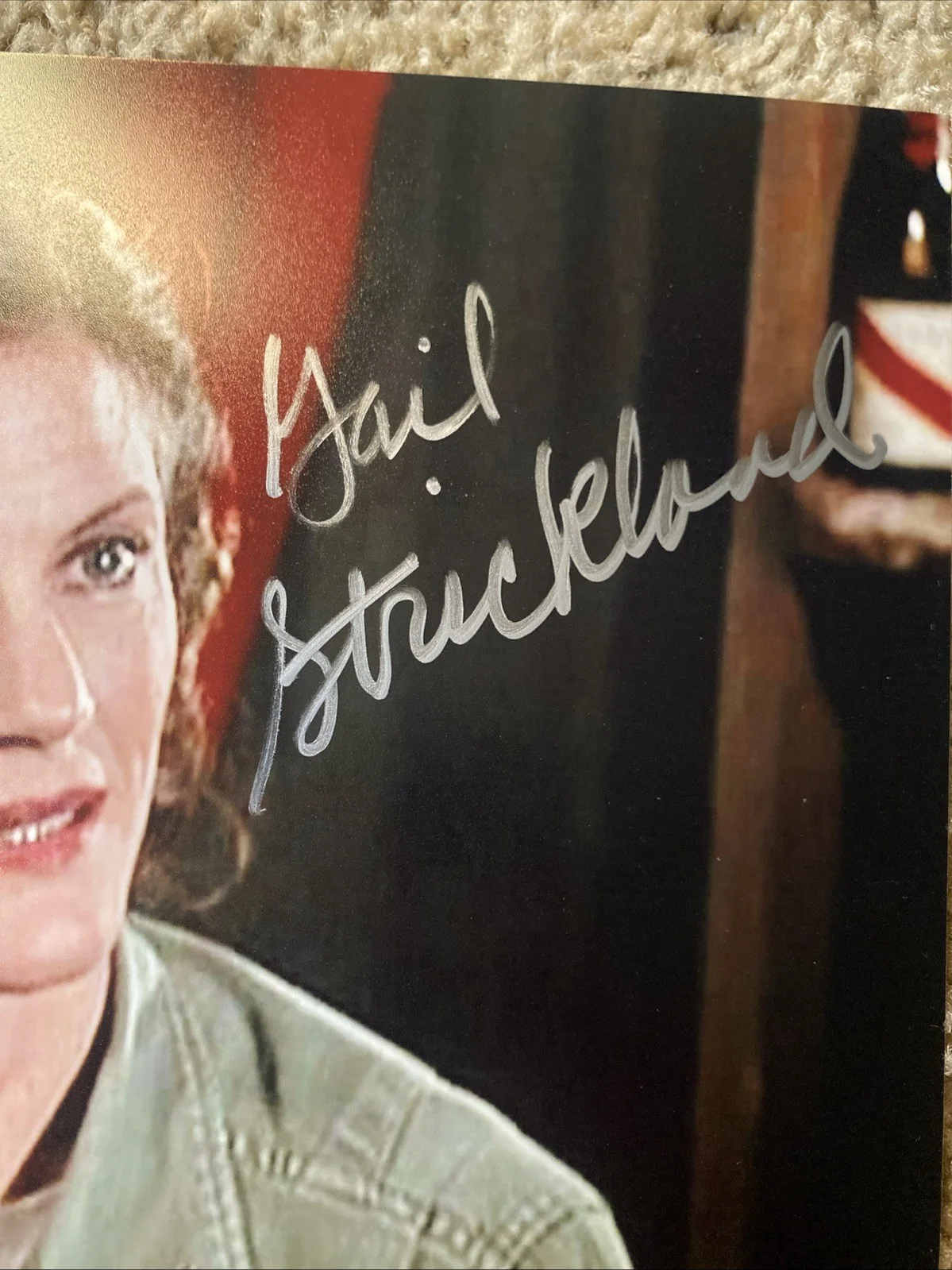 Gail Strickland Nurse Whitfield MASH Signed 8x10 Photo Beckett BAS, изображение 2