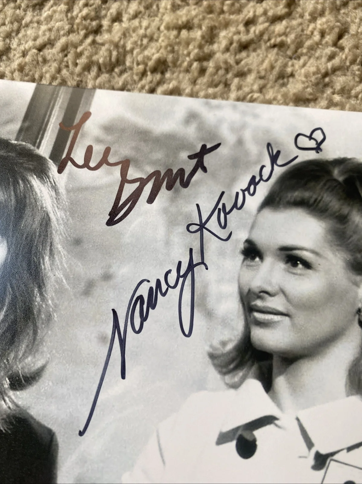 Nancy Kovack Lee Grant Marooned Dual Signed 8x10 Photo Beckett COA, изображение 2