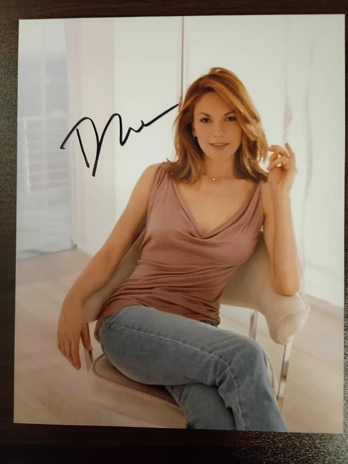 Diane Lane — Diane Lane Lonesome Dove Signed 8x10 COA W/ Matching Numbered Sticker