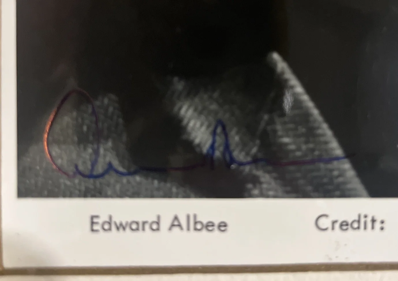 EDWARD ALBEE signed 5x7 Matted Photograph COA, image 2