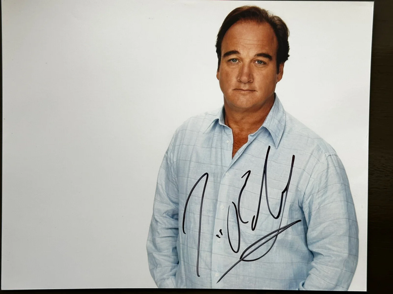 Jim Belushi — Jim Belushi signed 8x10 Photo In Person. According To Jim. The Principal