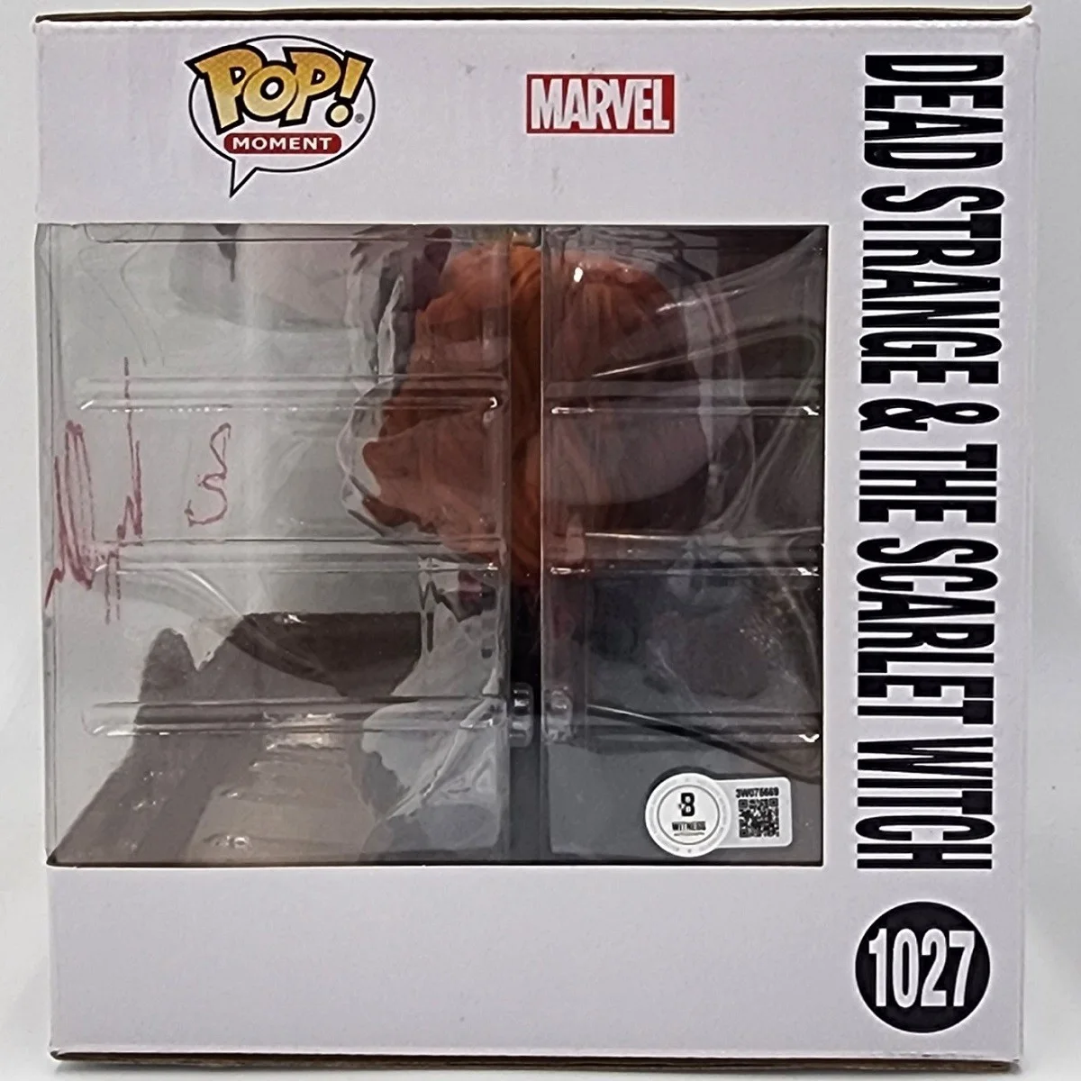 Benedict Cumberbatch, Elizabeth Olsen — Benedict Cumberbatch Elizabeth Olsen Autographed Multiverse Funko w/ BAS, image 4