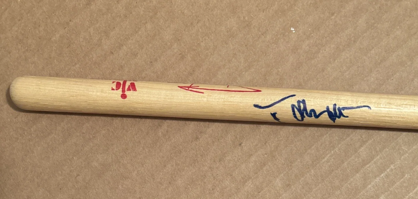 Motley Crue Tommy Lee Signed Drumstick Dr Feelgood Tour, image 5