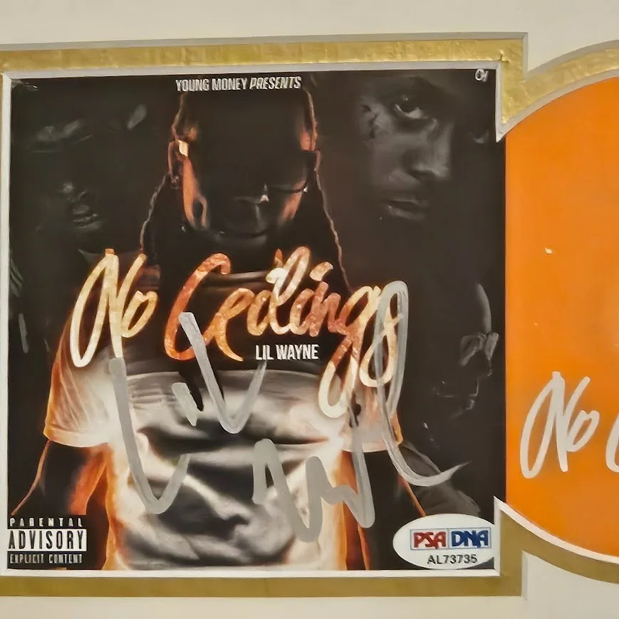 Lil Wayne PSA/DNA Autographed No Ceilings CD West Young Money YMCMB, image 2