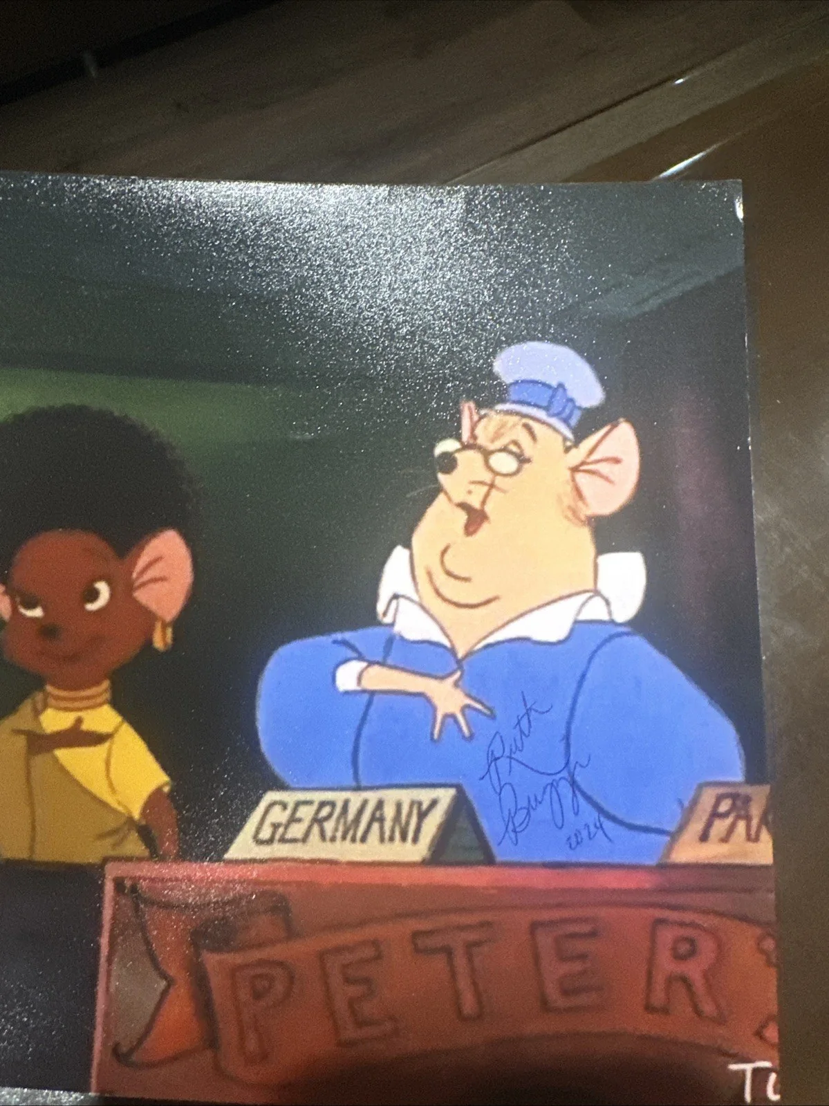 Ruth Buzzi Disney’s The Rescuers Autographed 8 X 10 Photo, image 2