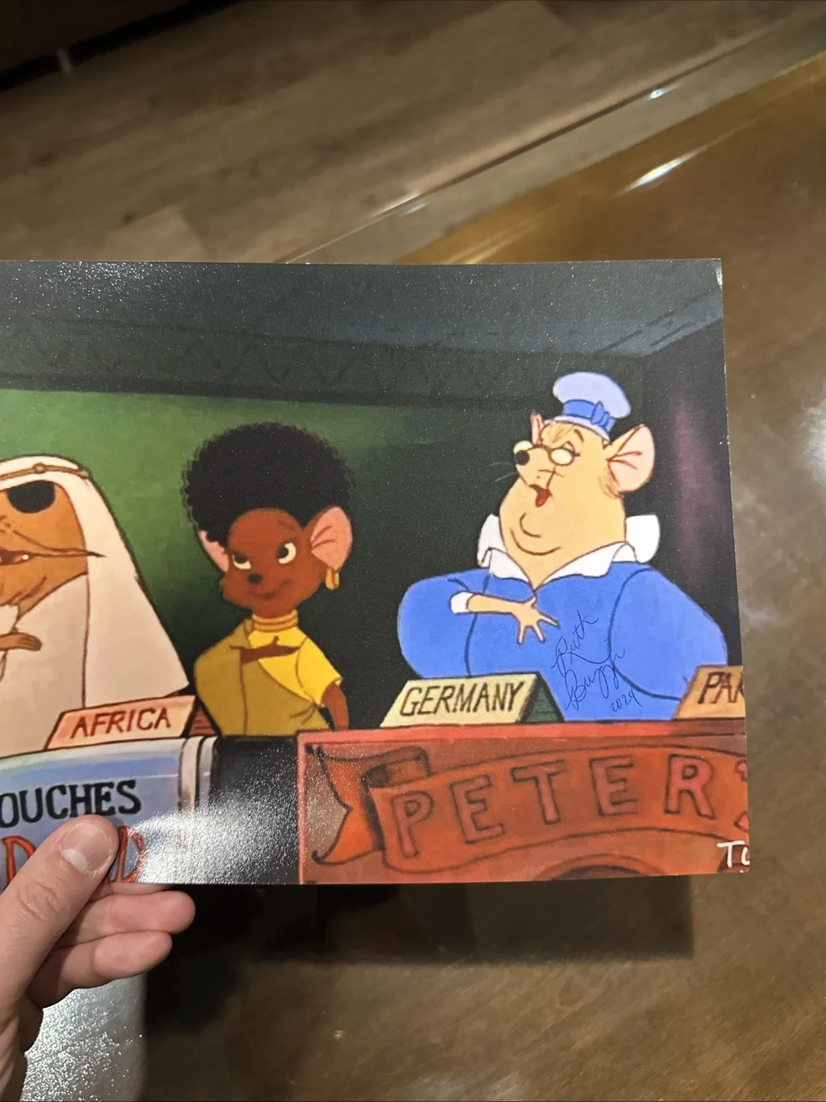 Ruth Buzzi Disney’s The Rescuers Autographed 8 X 10 Photo, image 3