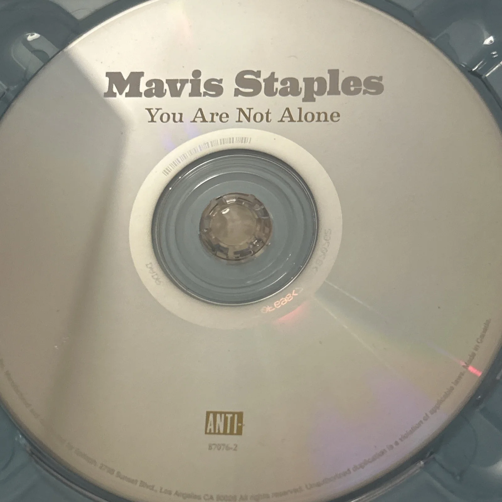 Mavis Staples SIGNED Autographed You Are Not Alone CD R&B Gospel, изображение 2