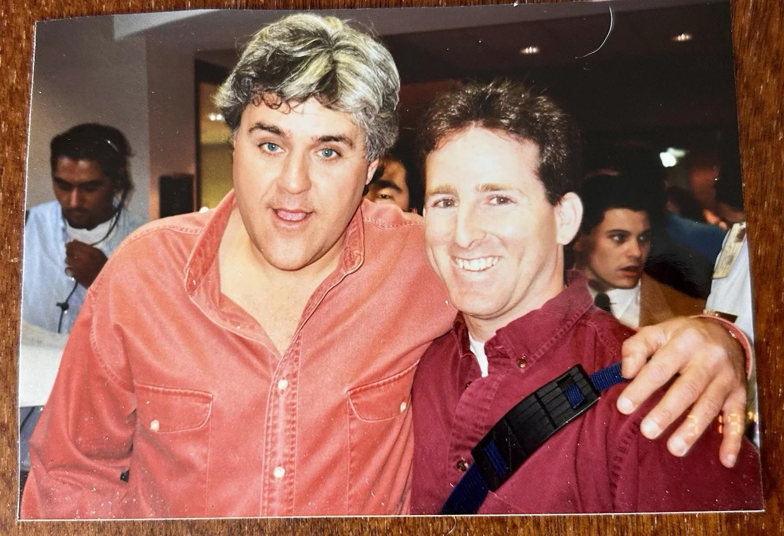 Jay Leno — Jay Leno Signed 7x9 Black & White Photo Autograph Tonight Show TV Host, изображение 3