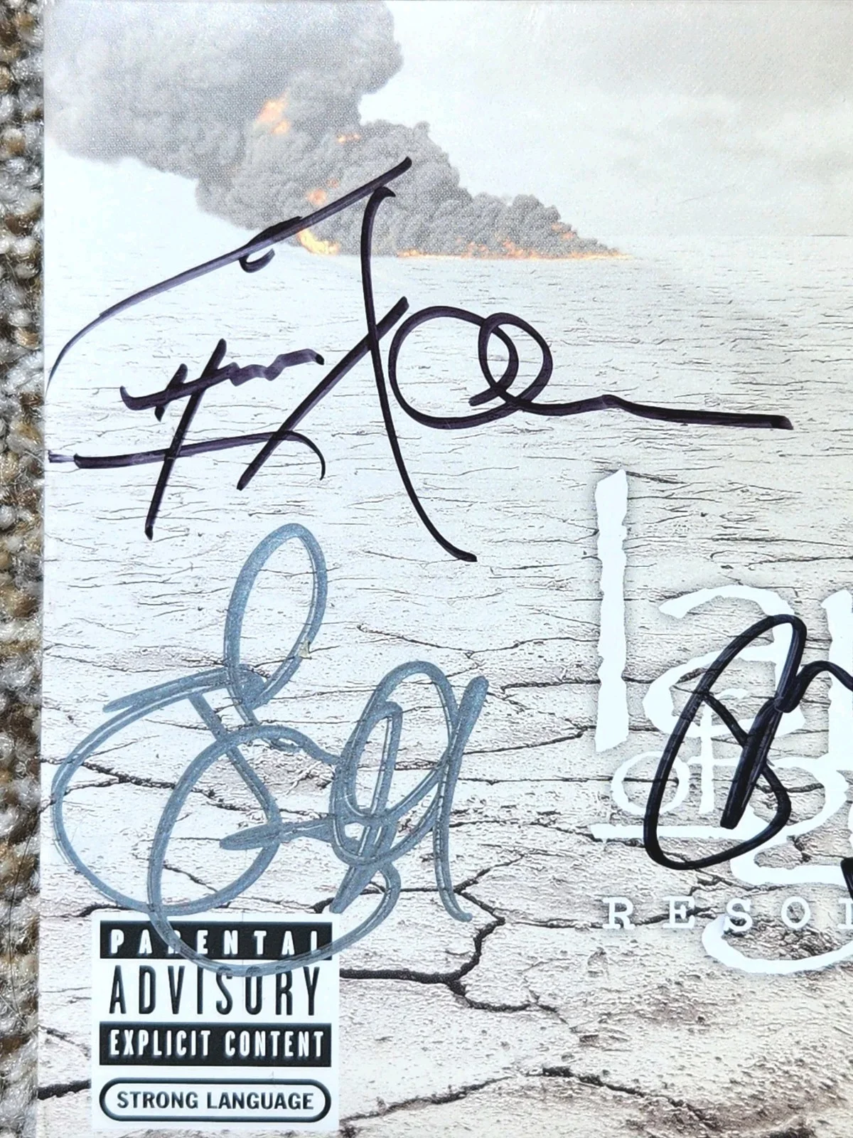 Lamb of God Signed Resolution CD Digipak 2012 Adler Blythe Morton DIGI, изображение 3