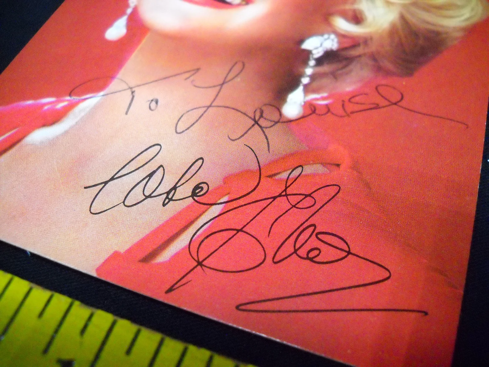 Eva Gabor — 3.5x5.5 Publicity Photo Post Card Signed Autographed Eva Gabor, image 2