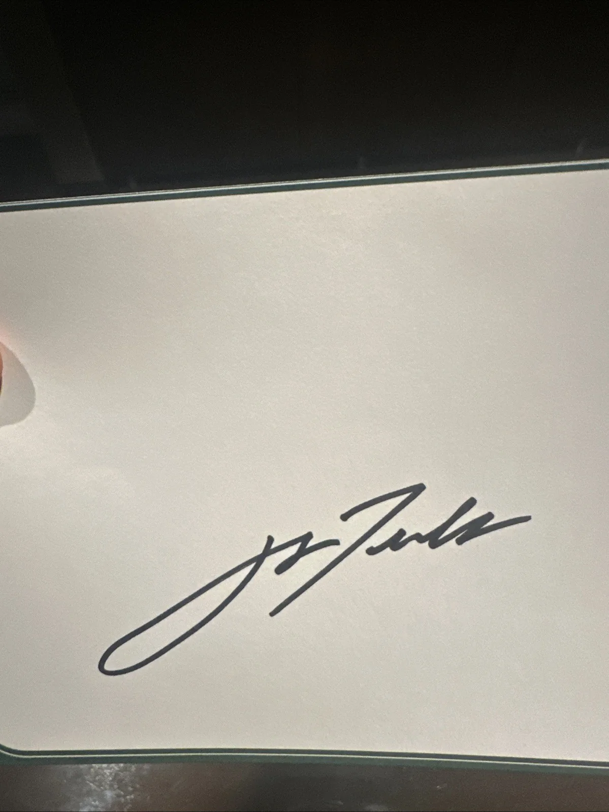 John Travolta Autographed 5 X 7 Card, image 3