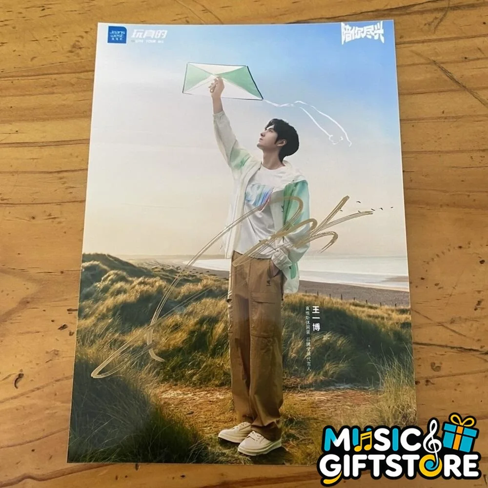 WANG YIBO YI BO PHOTO CARD PICTURE SIGNED AUTOGRAPHED COLLECTION 4*6 2025b #MUGS, изображение 4