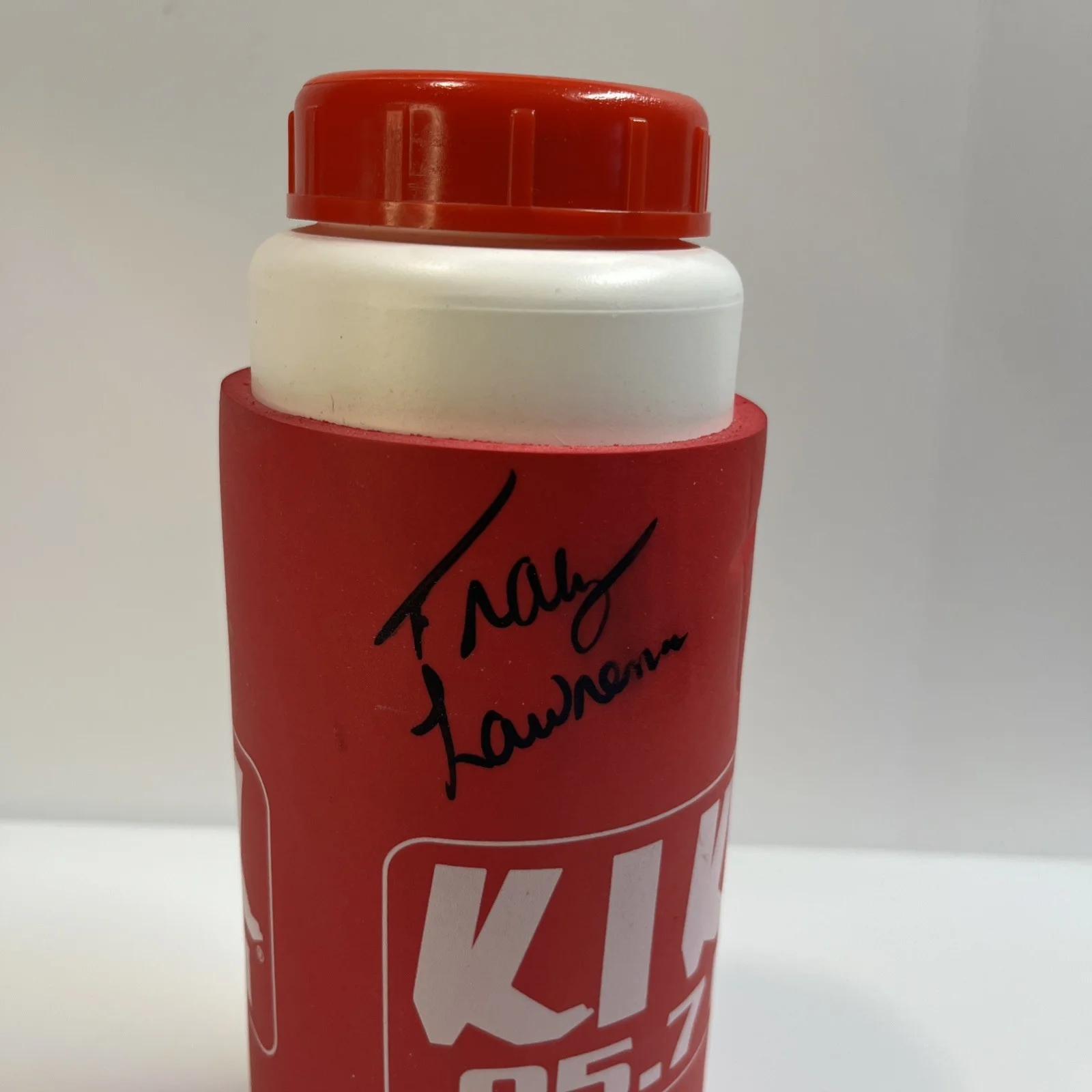 Tracy Lawrence Autographed KIKK 95.7 FM Water Bottle Promotional, image 4