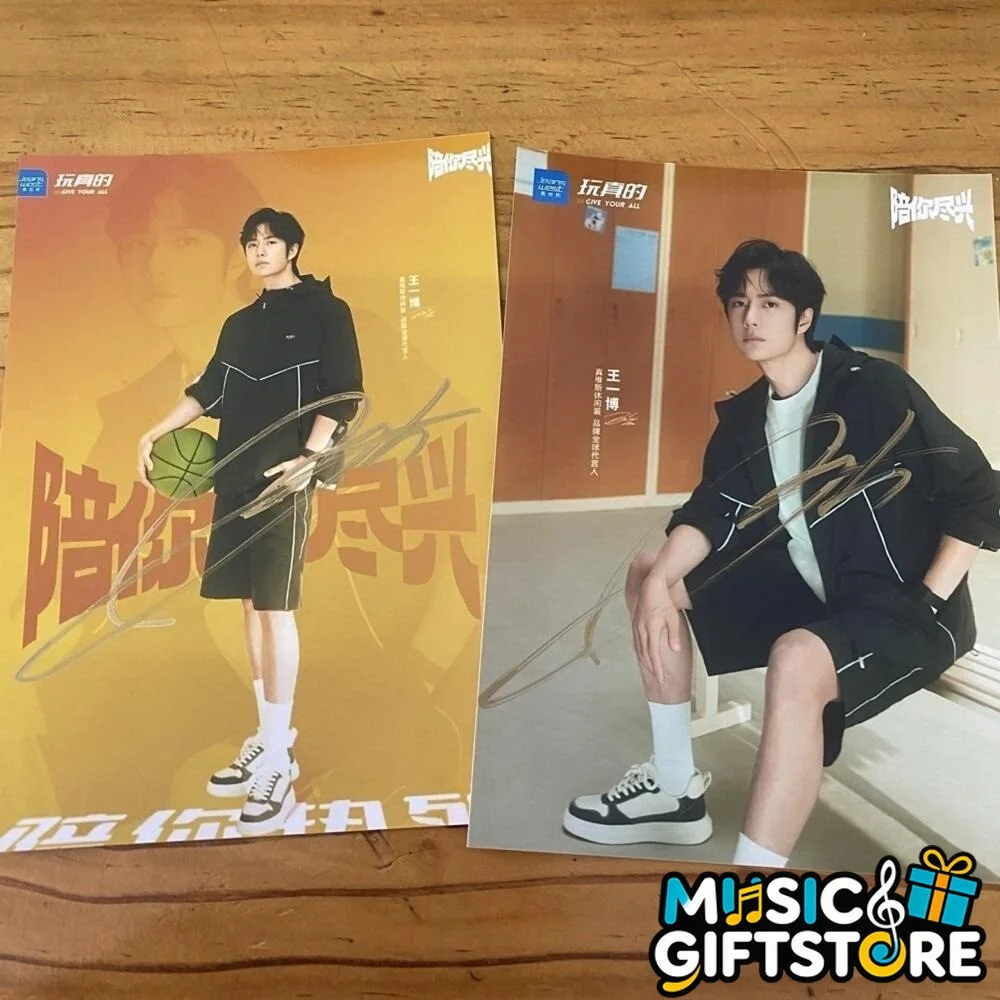 WANG YIBO YI BO PHOTO CARD PICTURE SIGNED AUTOGRAPHED COLLECTION 4*6 2025c #MUGS, изображение 2