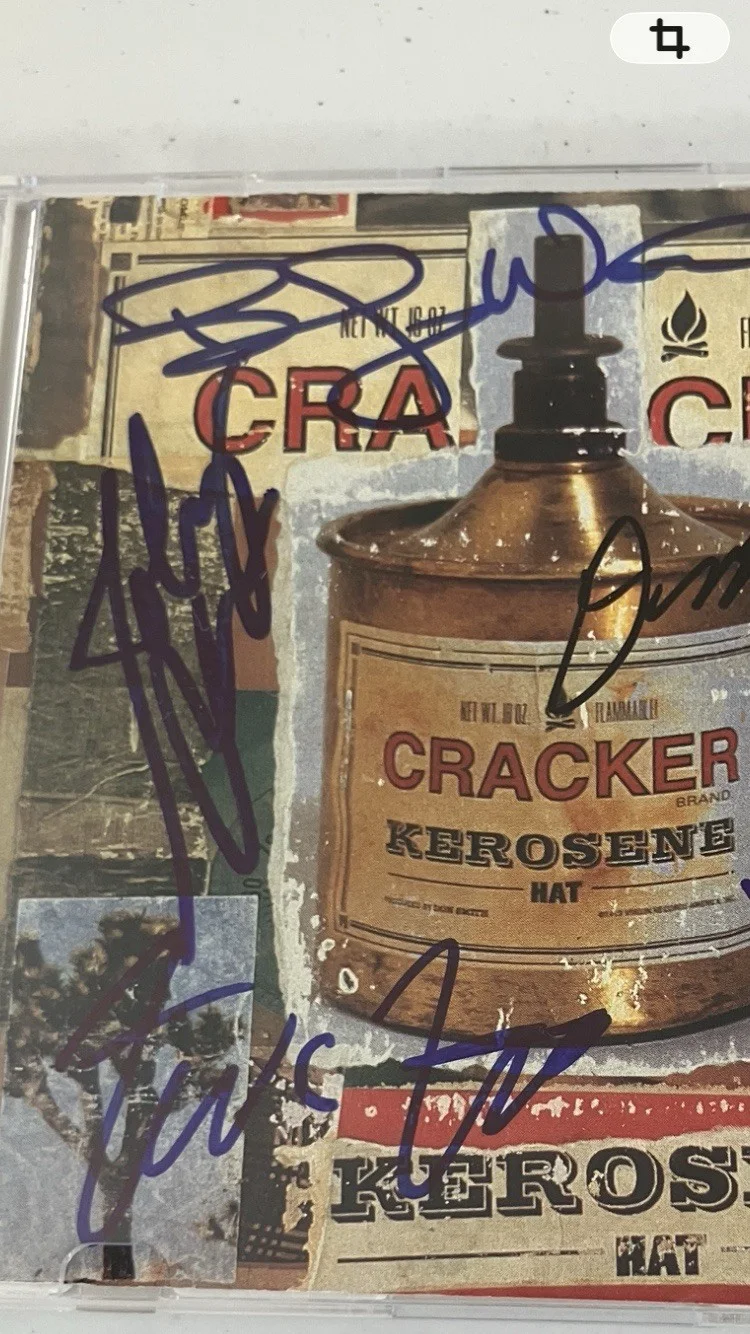 CRACKER SIGNED/AUTOGRAPHED CD COVER WITH COA, изображение 2