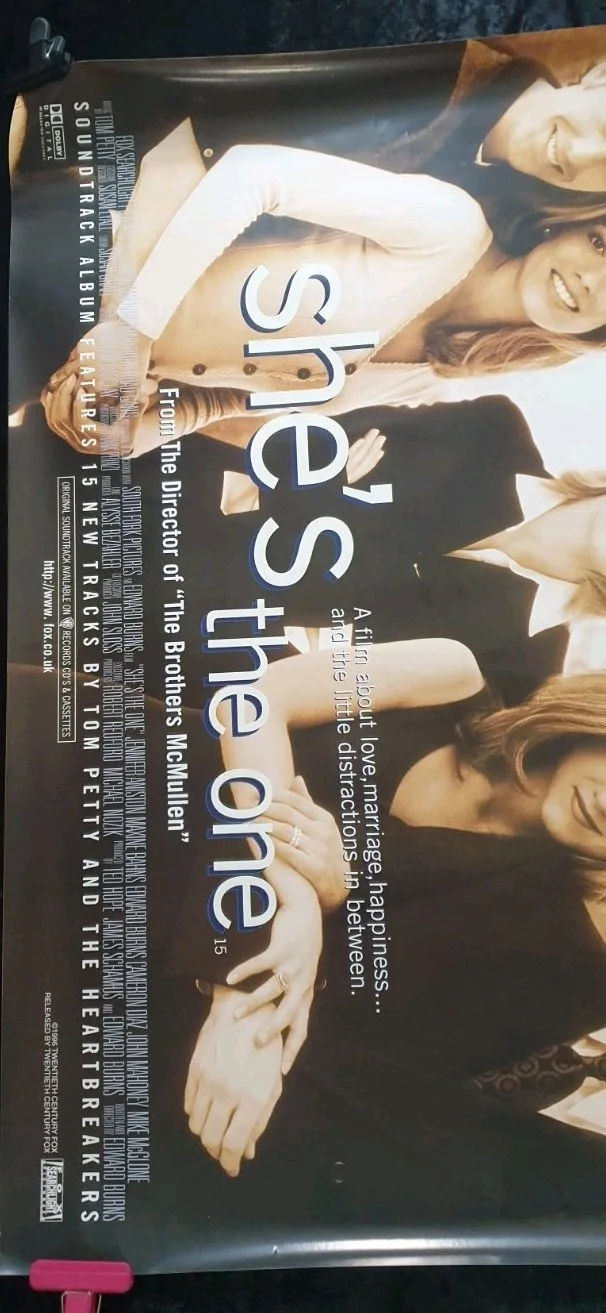 SHES THE ONE (1996) Original UK Quad Poster 40x30 Rolled Mint Jennifer Aniston, image 3