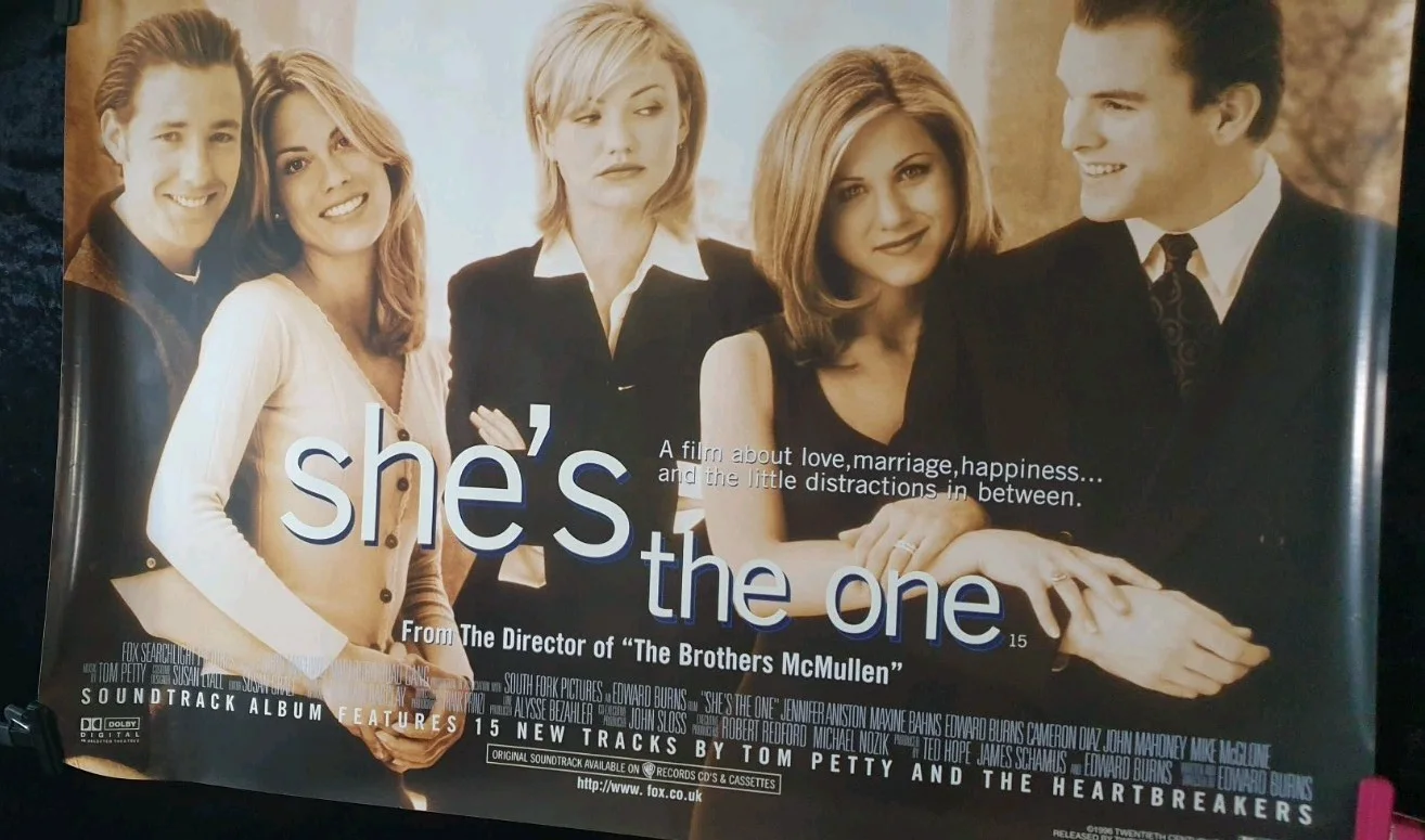 SHES THE ONE (1996) Original UK Quad Poster 40x30 Rolled Mint Jennifer Aniston, image 4