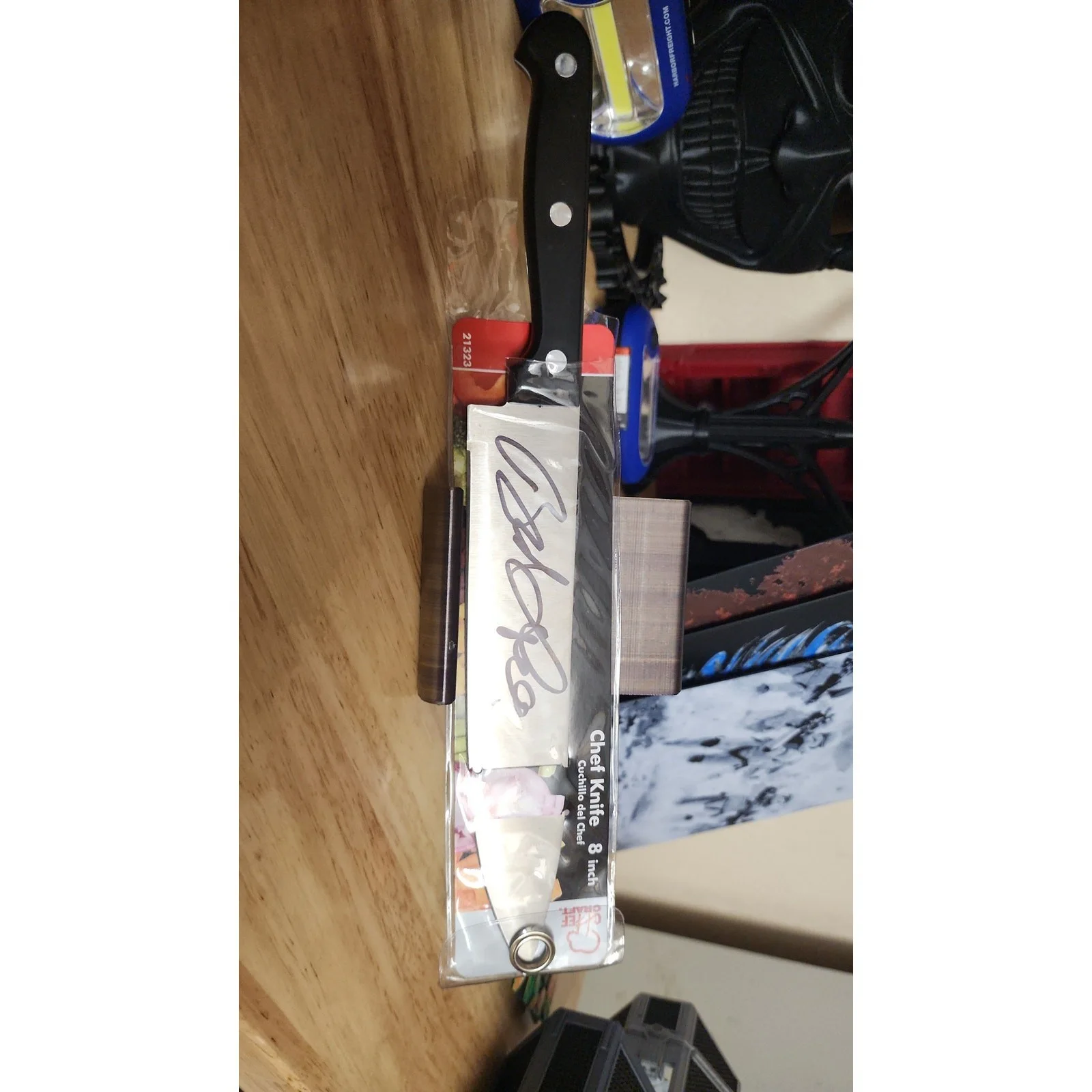 Brad Loree Signed 8" Steel Chef's KnifeMichael Myers / Halloween: Resurrection, image 2