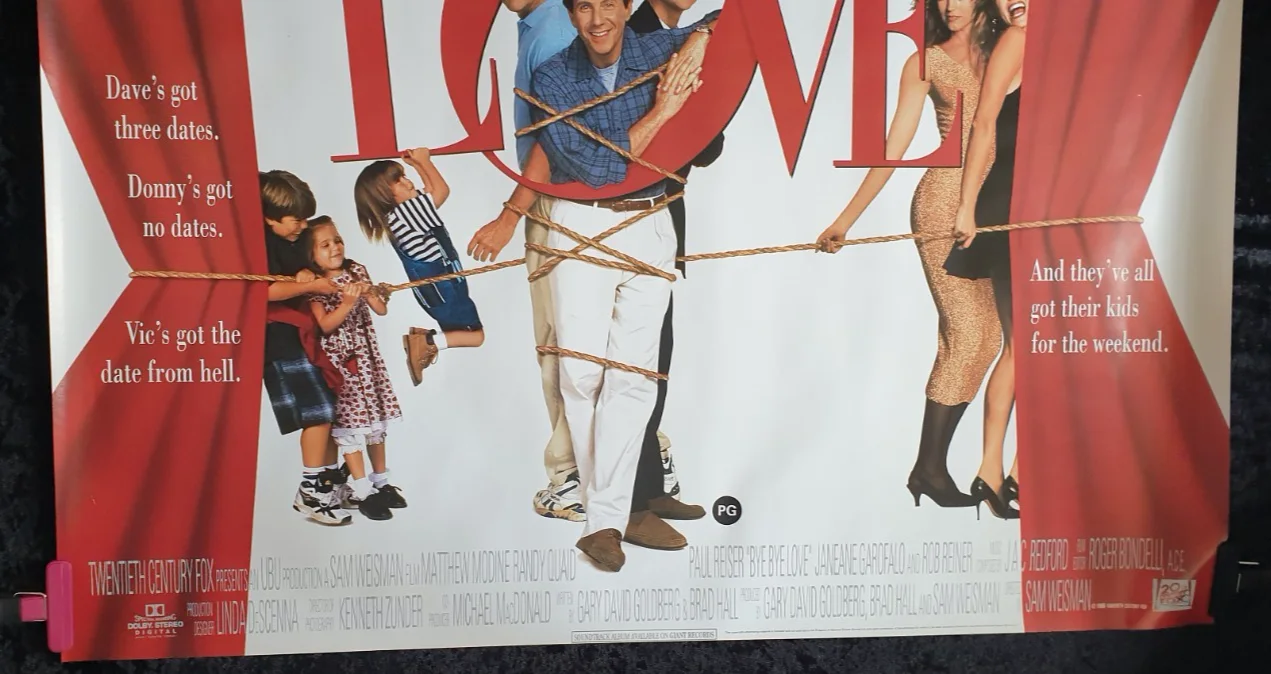 BYE BYE LOVE (1995) Original UK Quad Poster 40x30 Rolled Mint Matthew Modine, изображение 2