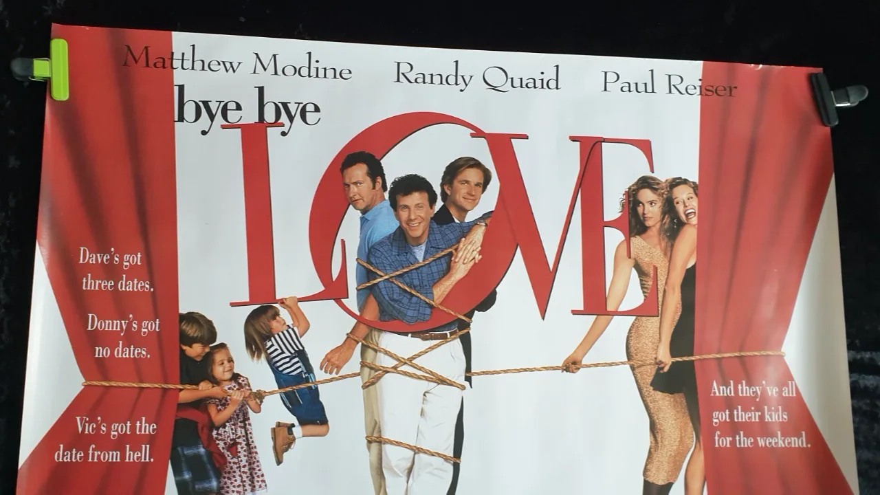 BYE BYE LOVE (1995) Original UK Quad Poster 40x30 Rolled Mint Matthew Modine, изображение 3