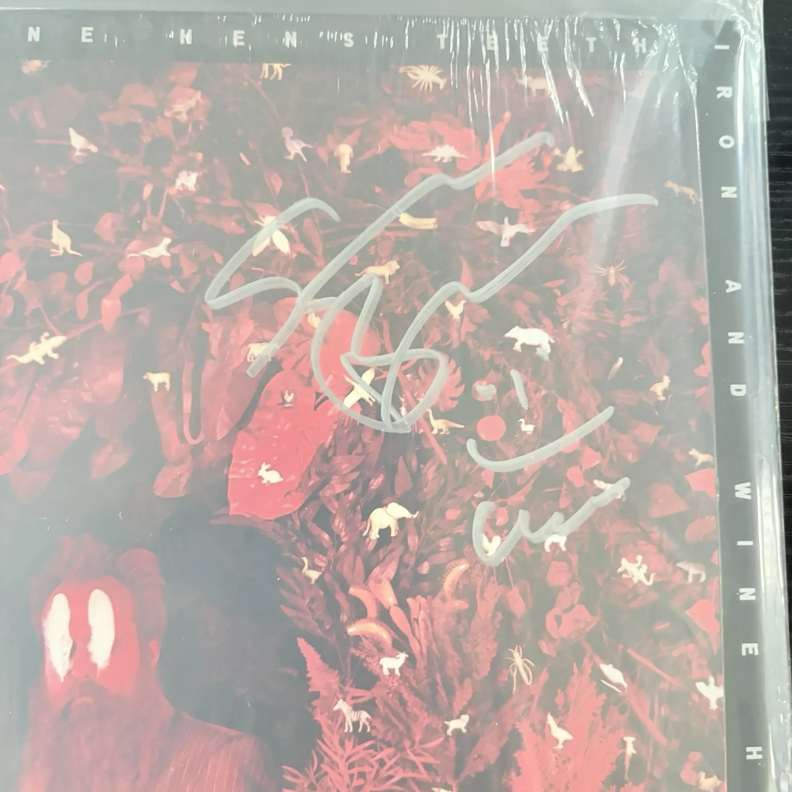 IRON AND WINE - Hen's Teeth 2LP SIGNED Loser Edition Colored Vinyl, image 2