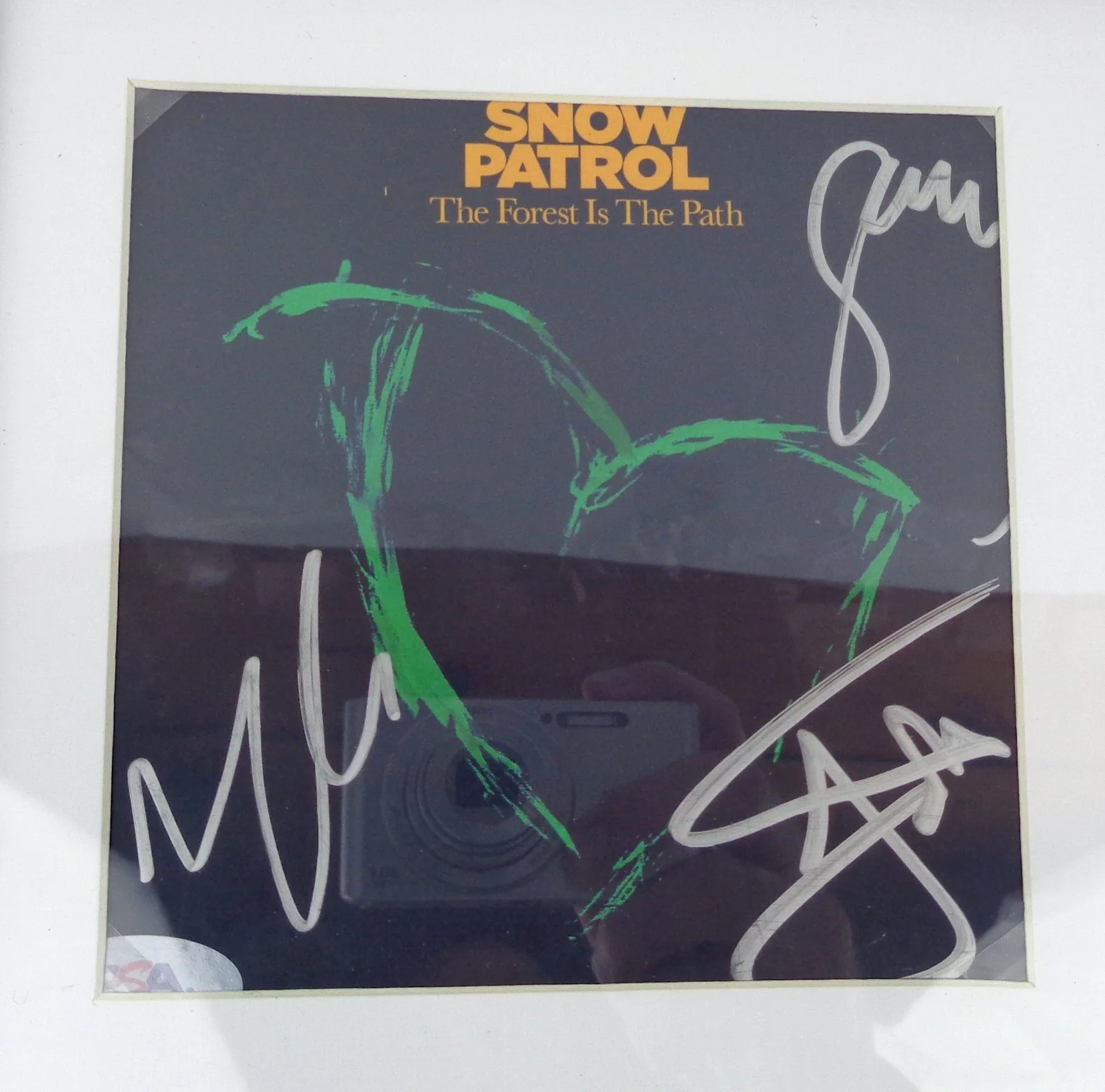 Snow Patrol Band Signed Autograph The Forest Is The Path CD Framed PSA/DNA COA, image 3