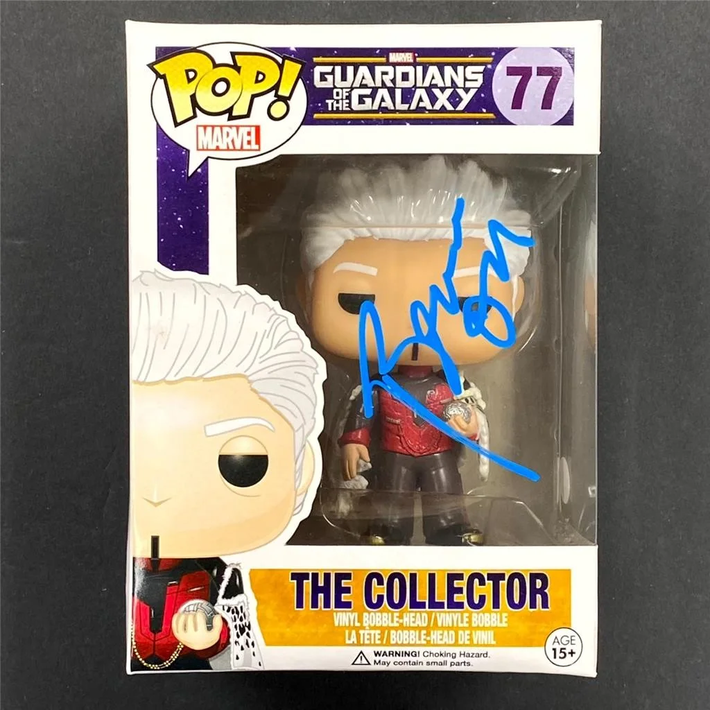 Benicio Del Toro — Benicio Del Toro signed Collector Guardians of the Galaxy Funko Pop 77 auto JSA