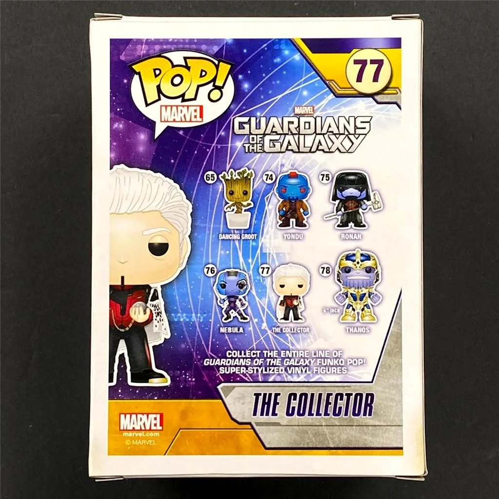 Benicio Del Toro — Benicio Del Toro signed Collector Guardians of the Galaxy Funko Pop 77 auto JSA, изображение 4