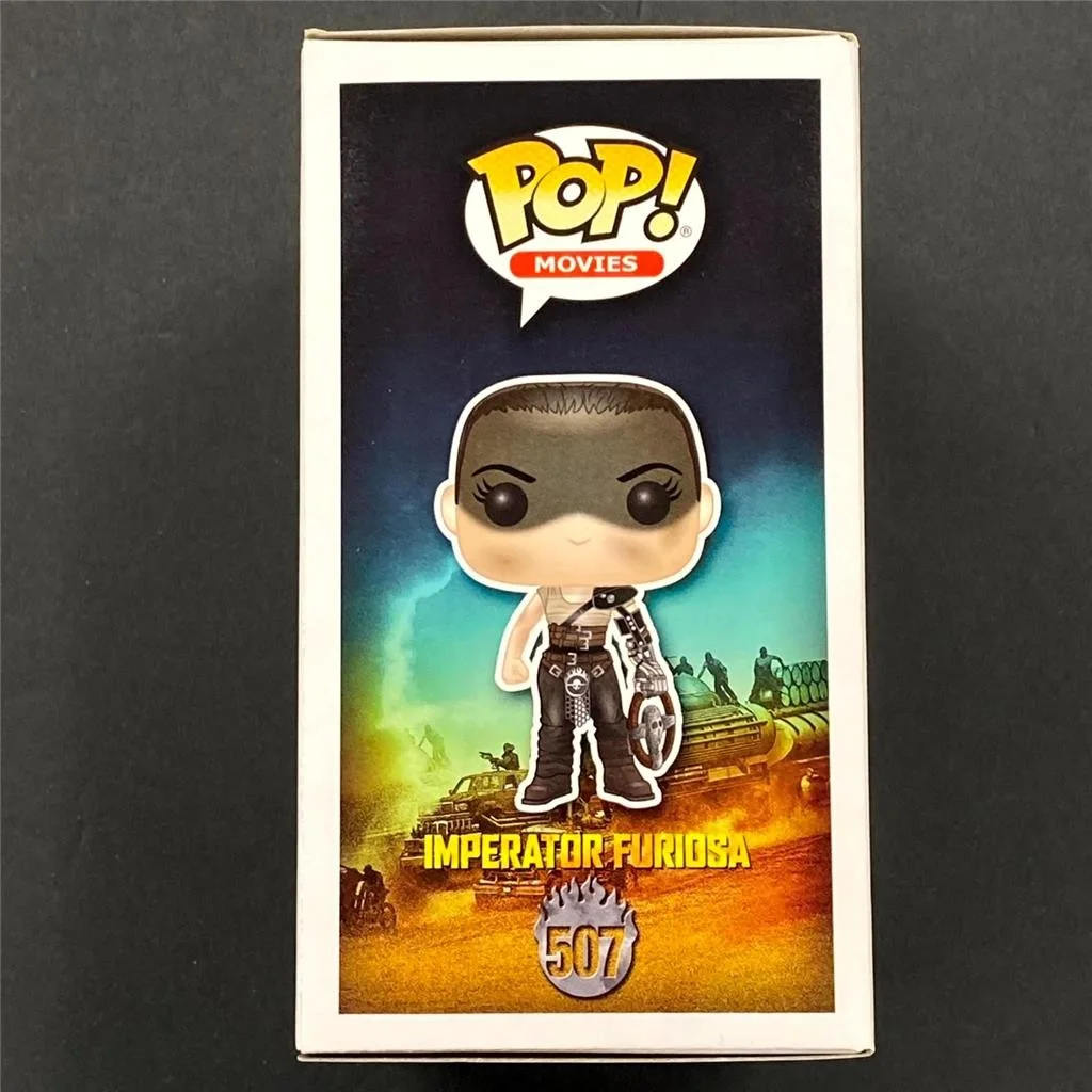 Charlize Theron — Charlize Theron signed Mad Max Imperator Furiosa Funko Pop 507 autograph JSA, изображение 5