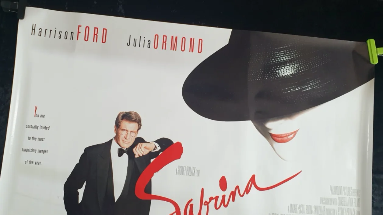 SABRINA (1995) Original UK Quad Movie Poster 40x30 Rolled Mint Harrison Ford, изображение 2