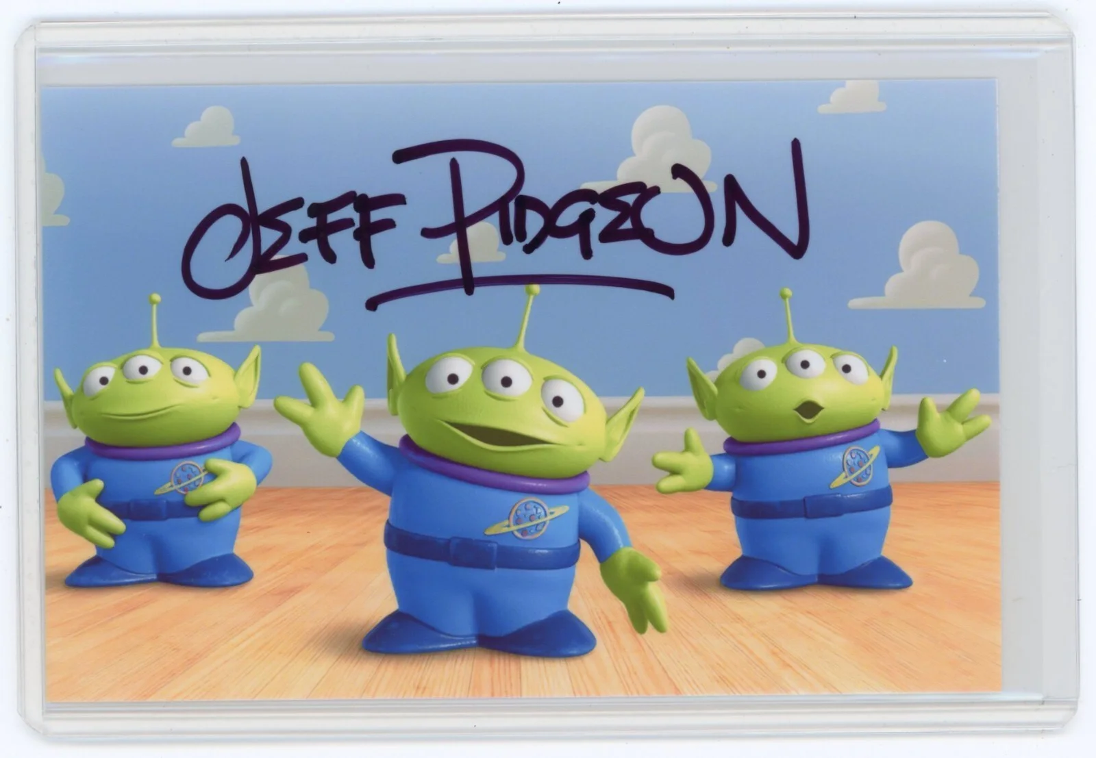 Jeff Pidgeon — Jeff Pidgeon Signed Photo - Toy Story Animator Artist Aliens Voice Actor