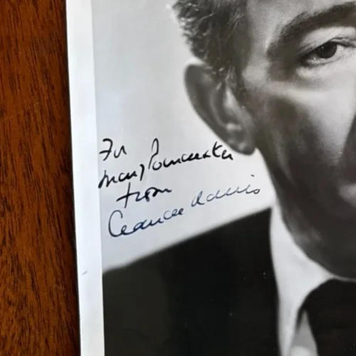 CLAUDE RAINS Autographed Photo HAND SIGNED GUARANTEED, image 2