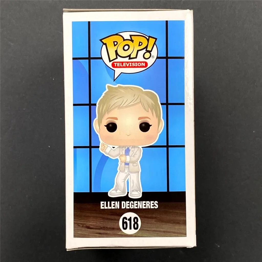Ellen DeGeneres signed Funko Pop! 618 autograph (A) ~ JSA, image 4