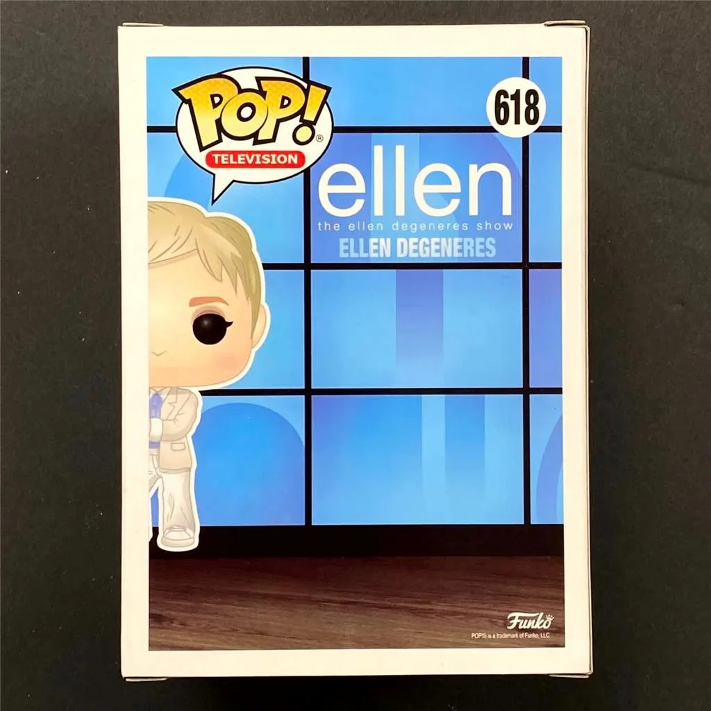 Ellen DeGeneres signed Funko Pop! Figure 618 autograph (C) ~ JSA, изображение 4