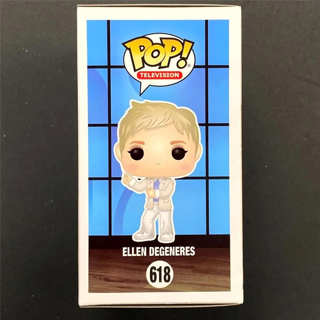 Ellen DeGeneres signed Funko Pop! Figure 618 autograph (C) ~ JSA, изображение 5