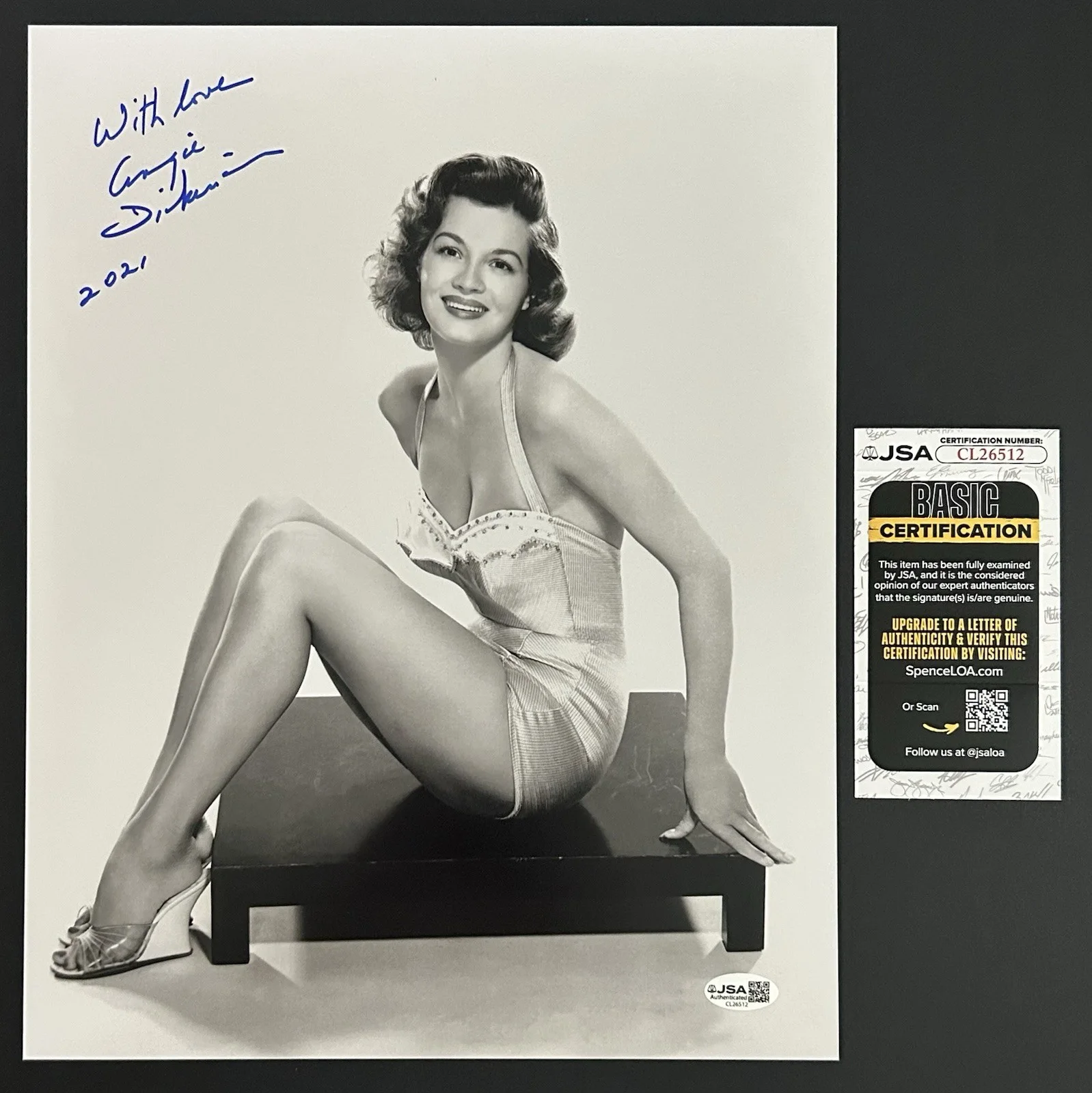Angie Dickinson — ANGIE DICKINSON Signed AUTOGRAPHED 11x14 SEXY PHOTO Legendary ACTRESS *JSA*