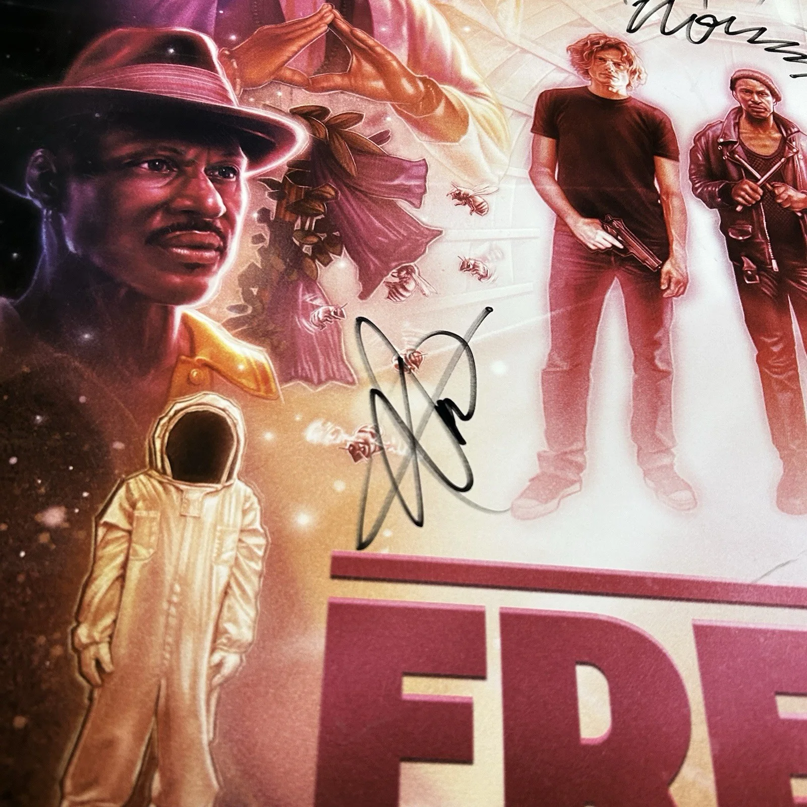 FREE LSD MOVIE POSTER Signed By Keith Morris 27x40” RR9-G26 VP, изображение 3