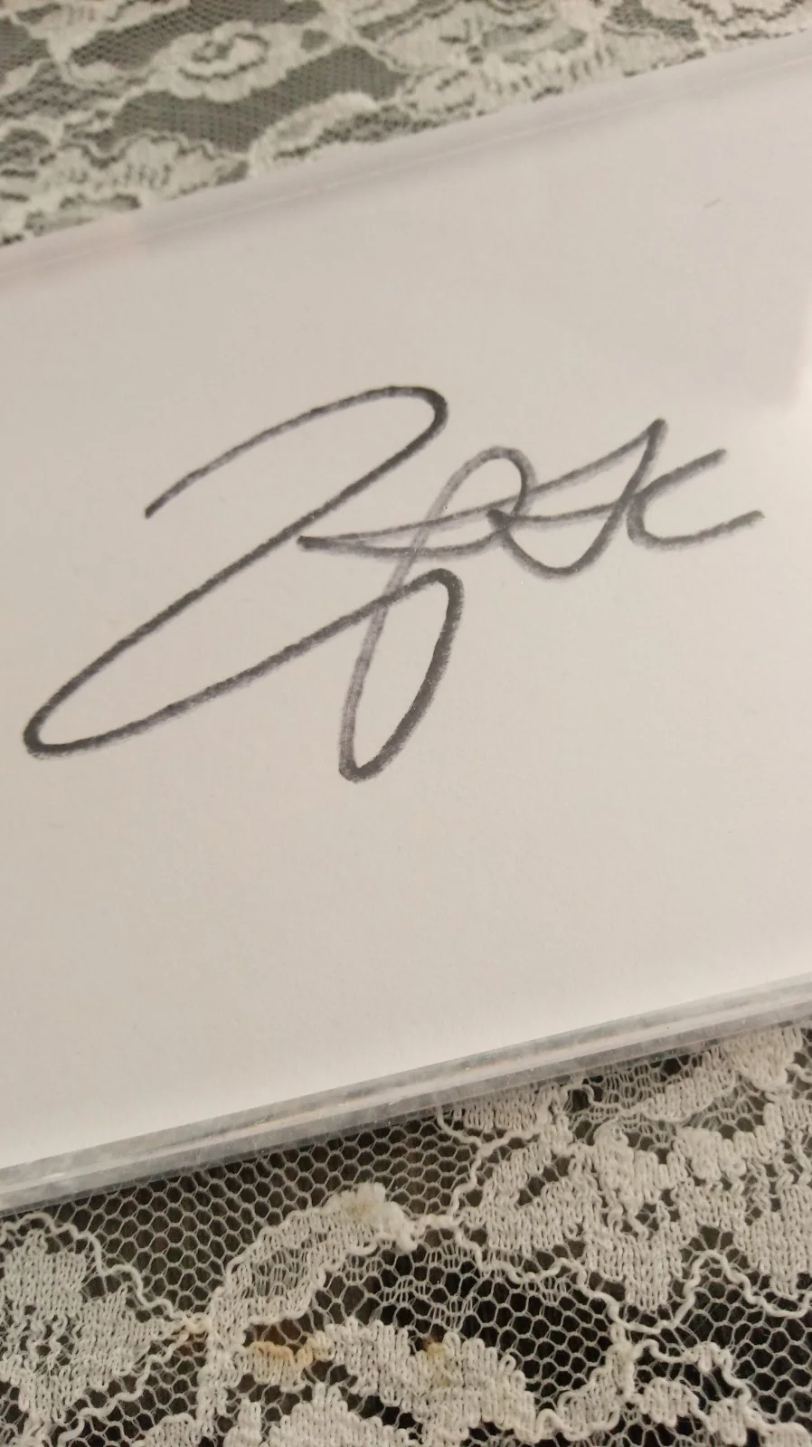 SIGNED Tupac Shakur AUTOGRAPHED 4x6 Paper Card RARE Rap Music HTF Legendary 2PAC, изображение 3