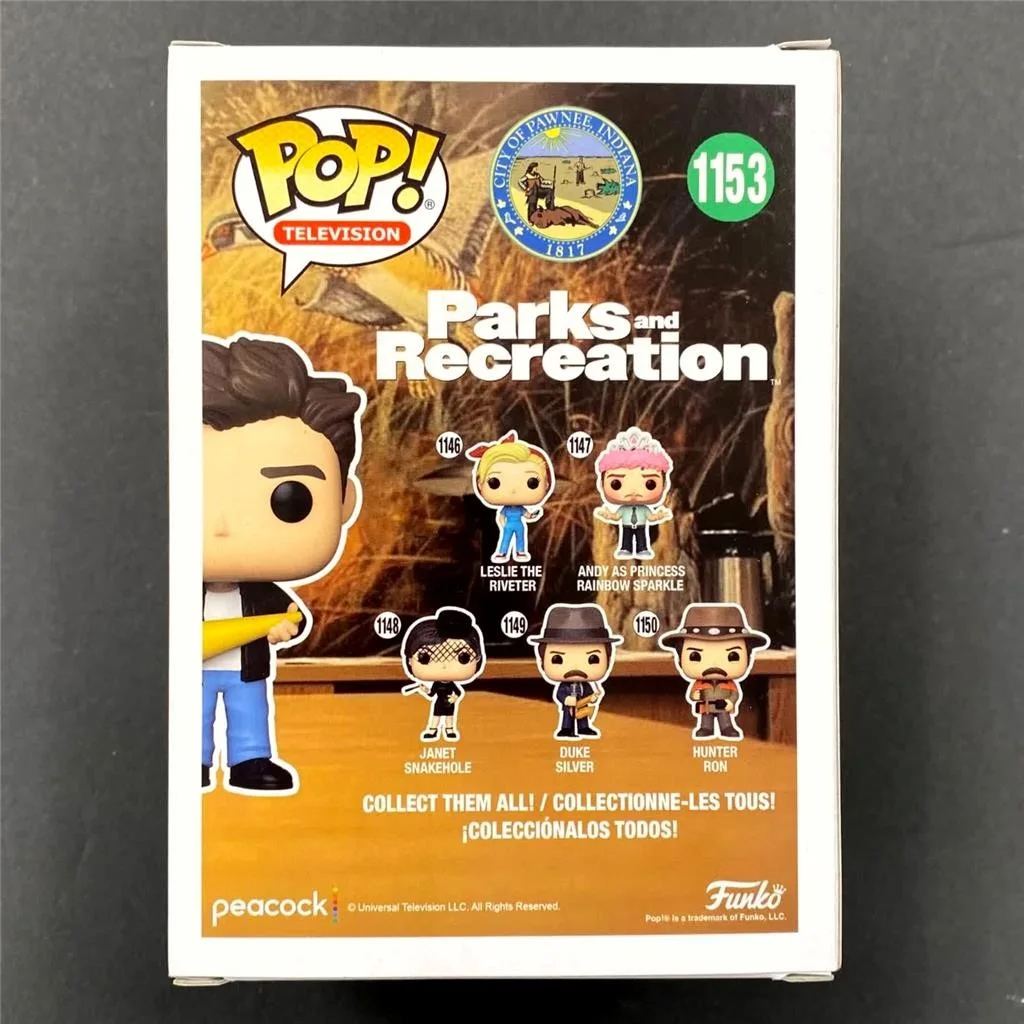 Adam Scott signed Ben Wyatt Parks & Rec Funko Pop! 1153 autograph (B) ~ JSA, image 4